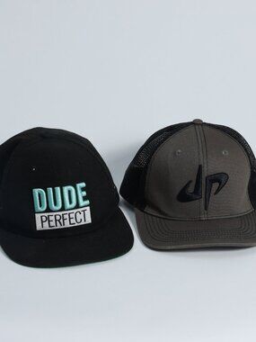 Dude Perfect Pound It Noggin Tour Hat 2019 + Brown Dude Perfect Hat